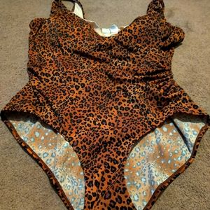 Animal print swimsuit